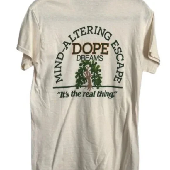 Dope Dreams Short Sleeve Tee - Off White - Picture 2 of 2